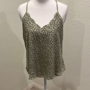 Nine Britton Sage Green Patterned Camisole